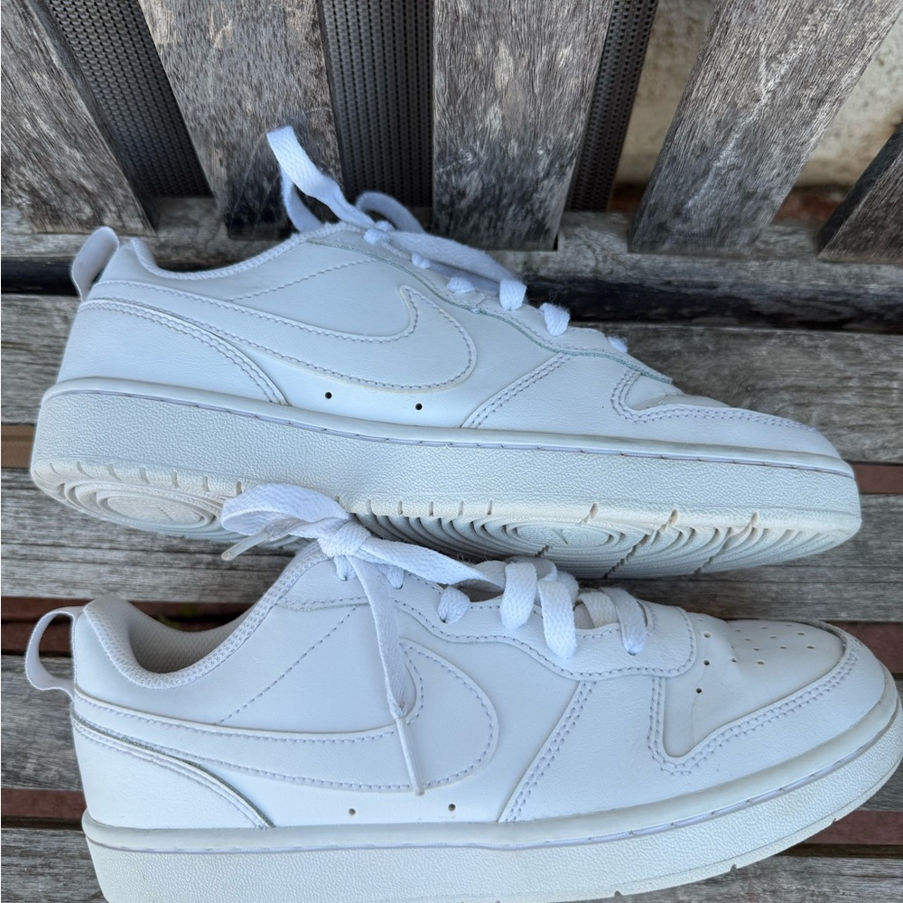 Nike All-White Low-Top Sneakers